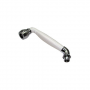 SPRAYER ELBOW HANDLES W/ ADJUSTABLE SPRAY PATTERN WHITE