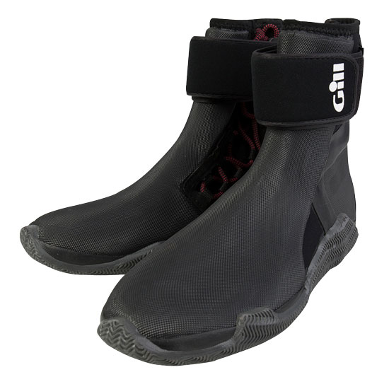 GILL EDGE DINGHY BOOT BLACK & ORANGE SIZE 3/4