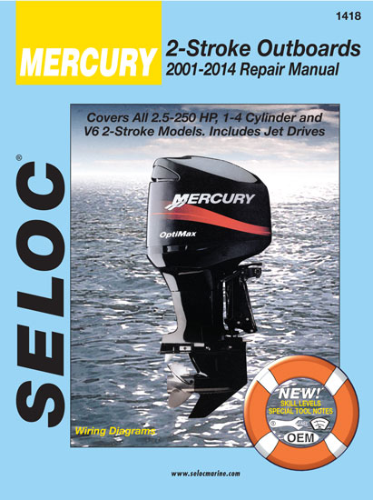 REPAIR MANUAL MERCYRT O/B 2 STK JETDRV 2001-2014