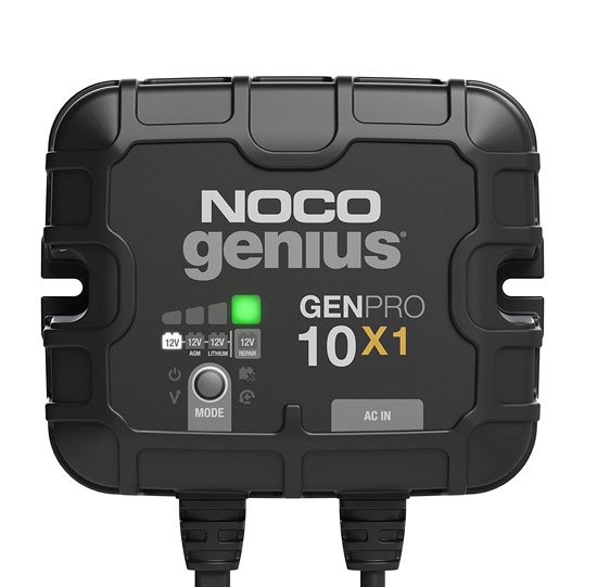 NOCO GENPRO10X1 1-BANK 10AMP BATTERY CHARGER/MAINTAINER