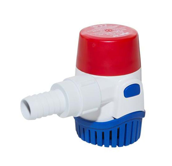 RULE BILGE PUMP 500 GPH 12 VOLT NON-AUTOMATIC SUBMERSIBLE