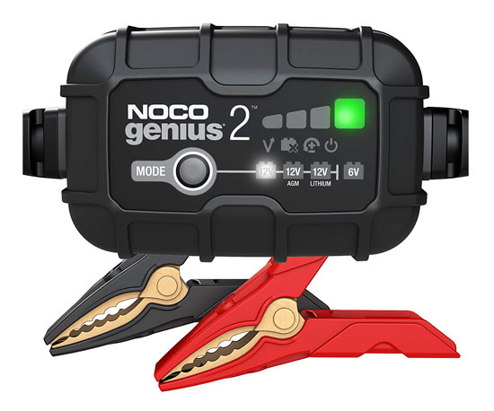 NOCO GENIUS2 6V/12V 2-AMP SMART BATTERY CHARGER/MAINTAINER