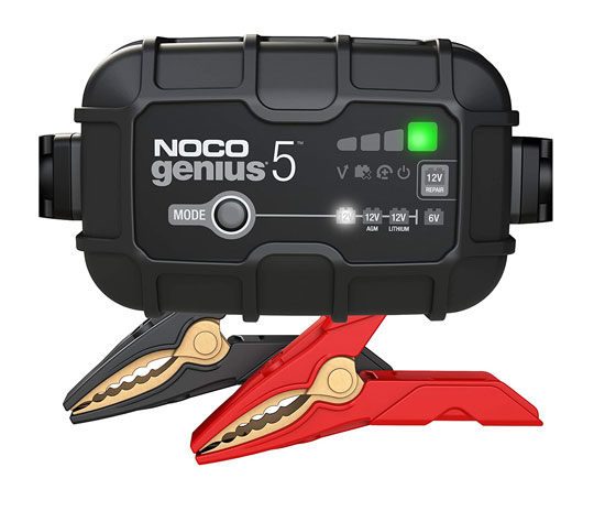 NOCO GENIUS5 6V/12V 5-AMP SMART BATTERY CHARGER/MAINTAINER