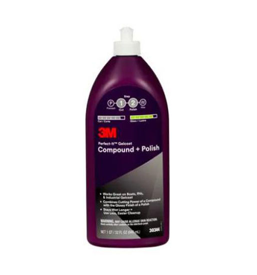 3M PERFECT-IT GELCOAT COMPOUND + POLISH QUART