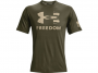 UNDER ARMOUR FREEDOM T-SHIRT MARINE GREEN MEN'S SMALL