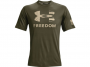 UNDER ARMOUR FREEDOM T-SHIRT MARINE GREEN MEN'S MEDIUM