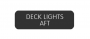 BLUE SEA 8063-0125 LABEL DECK LIGHTS AFT LARGE FORMAT STYLE