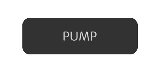 BLUE SEA 8063-0346 LABEL PUMP LARGE FORMAT STYLE