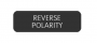 BLUE SEA 8063-0360 LABEL REVERSE POLARITY LARGE FORMAT STYLE