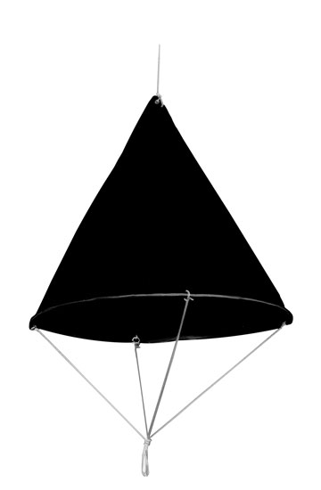 JIM-BUOY&REG; CAL-JUNE DAYMARK CONE-SHAPE BLACK 24" DIAMETER X 24" LONG