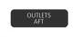 BLUE SEA 8063-0505 LABEL OUTLETS AFT  LARGE FORMAT STYLE
