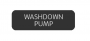 BLUE SEA 8063-0513 LABEL WASHDOWN PUMP LARGE FORMAT STYLE