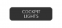 BLUE SEA 8063-0100 LABEL COCKPIT LIGHTS LARGE FORMAT STYLE