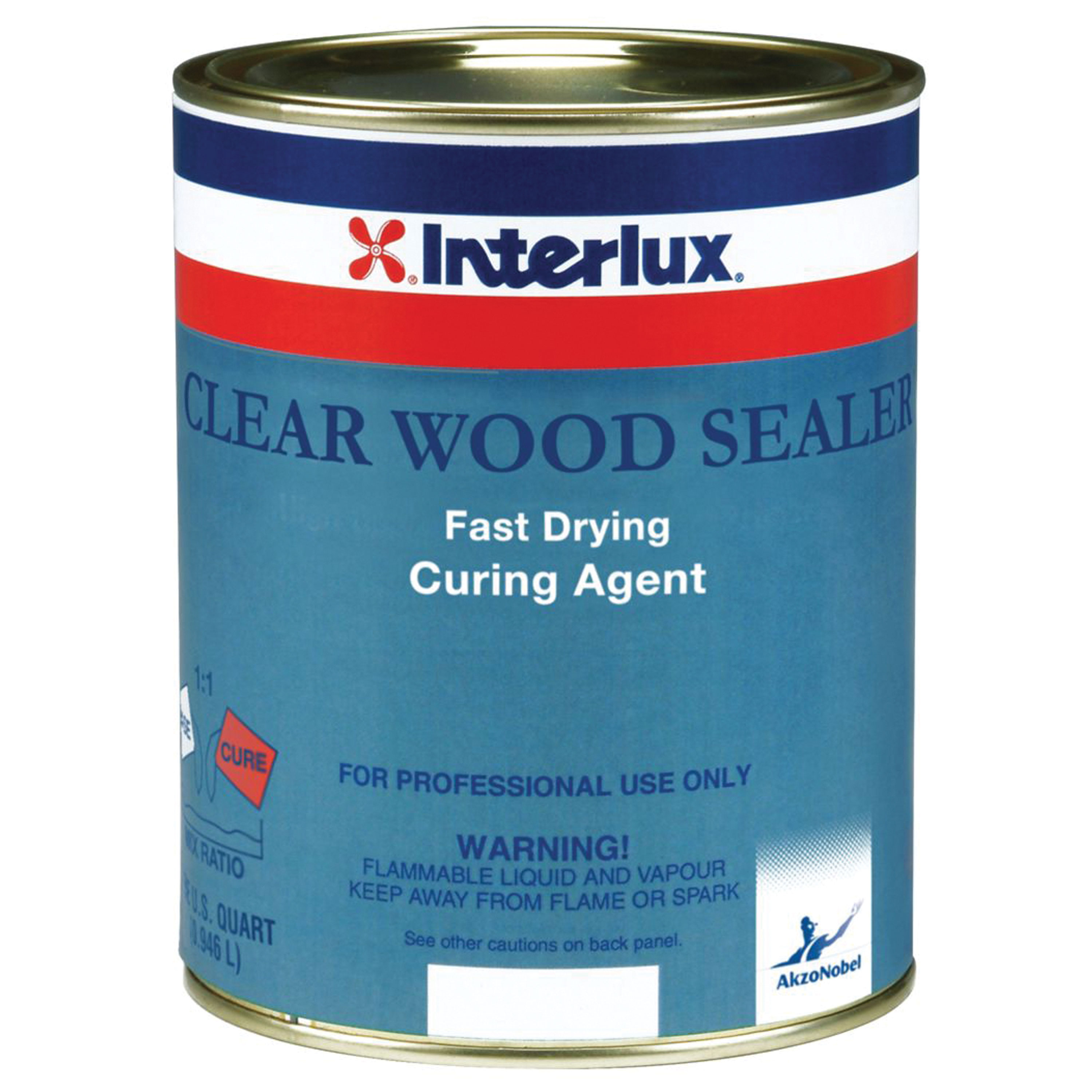 INTERLUX CLEAR WOOD SEALER CURING AGENT (QUART)