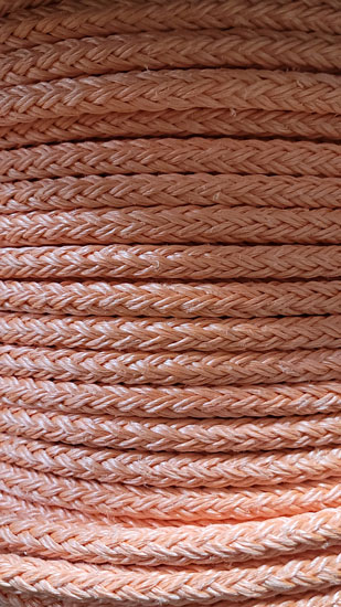 ROPE TOW LINE OLETEC 12-STRAND CO-POLYMER ORANGE (BY FOOT OR REEL)