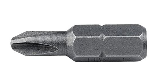 ITM T3-025-04 PHILLIPS INSERT BIT 1/4" HEX SHANK