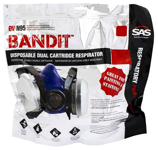  BANDIT DISPOSABLE RESPIRATOR SIZE LARGE