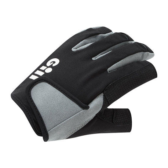 GILL DECKHAND 7053 SAILING LONG FINGER GLOVES BLACK / GRAY SMALL