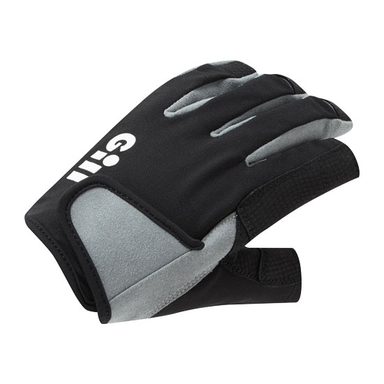 GILL DECKHAND 7053 SAILING LONG FINGER GLOVES BLACK / GRAY X-SMALL