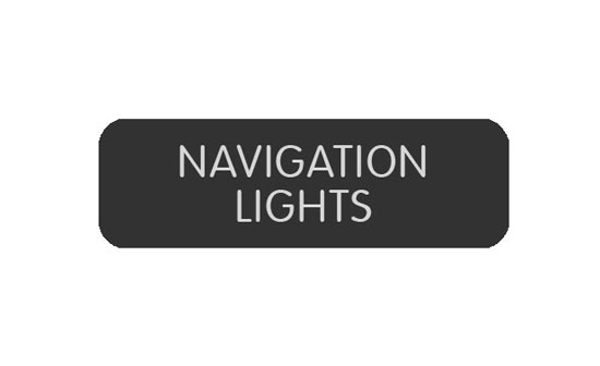 BLUE SEA 8063-0327 LABEL NAVIGATION LIGHTS LARGE FORMAT STYLE