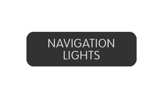 BLUE SEA 8063-0327 LABEL NAVIGATION LIGHTS LARGE FORMAT STYLE