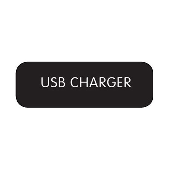 BLUE SEA 8063-0584 USB CHARGER LABEL LARGE FORMAT STYLE