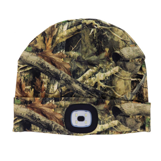 NIGHT SCOPE SPORTSMAN LED BEANIE CAMO ONE SIZE