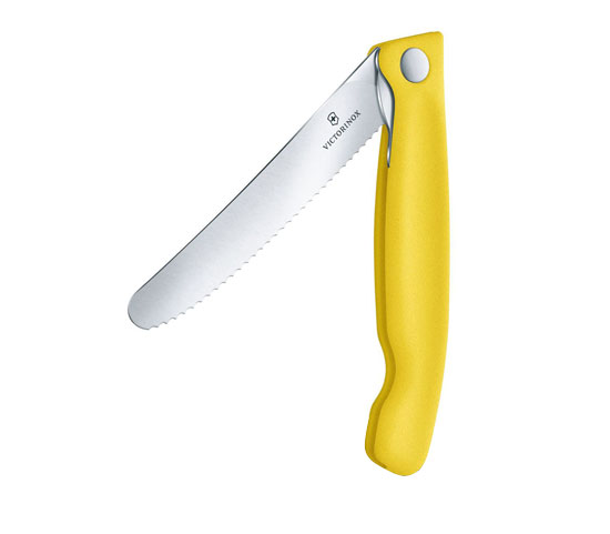 VICTORINOX FOLDABLE PARING KNIFE YELLOW