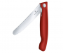 VICTORINOX FOLDABLE PARING KNIFE SERRATED RED