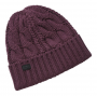 GILL HAT CABLE KNIT FIG PURPLE