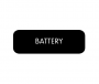 BLUE SEA 8063-0049 LABEL BATTERY LARGE FORMAT STYLE