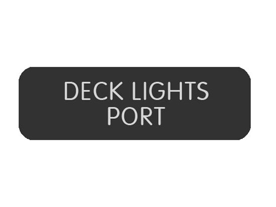 BLUE SEA 8063-0127 LABEL DECK LIGHTS PORT LARGE FORMAT STYLE