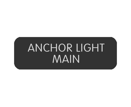 BLUE SEA 8063-0036 LABEL ANCHOR LIGHT MAIN LARGE FORMAT STYLE