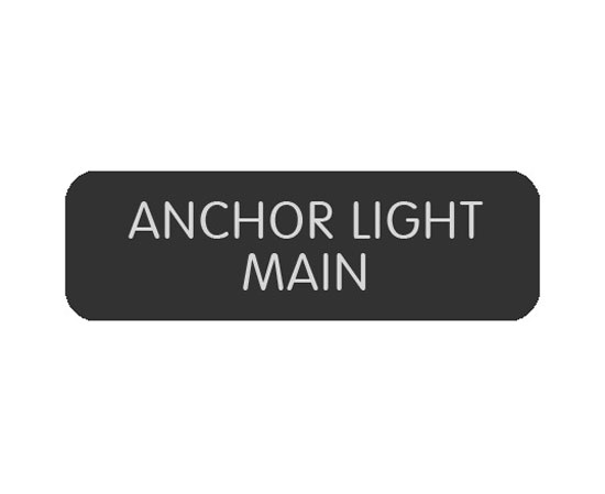 BLUE SEA 8063-0036 LABEL ANCHOR LIGHT MAIN LARGE FORMAT STYLE