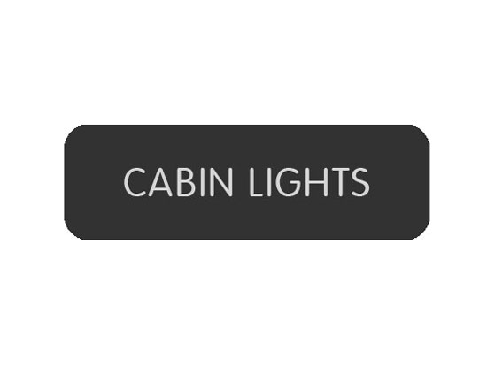 BLUE SEA 8063-0086 LABEL CABIN LIGHTS LARGE FORMAT STYLE