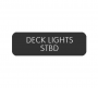BLUE SEA 8063-0128 LABEL DECK LIGHTS STBD LARGE FORMAT STYLE