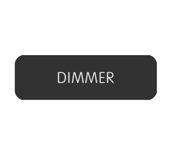 BLUE SEA 8063-0134 LABEL DIMMER LARGE FORMAT STYLE