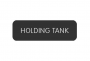 BLUE SEA 8063-0265 LABEL HOLDING TANK LARGE FORMAT STYLE