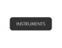 BLUE SEA 8063-0280 LABEL INSTRUMENTS LARGE FORMAT