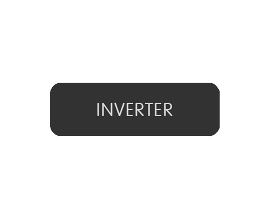 BLUE SEA 8063-0285 LABEL INVERTER LARGE FORMAT STYLE