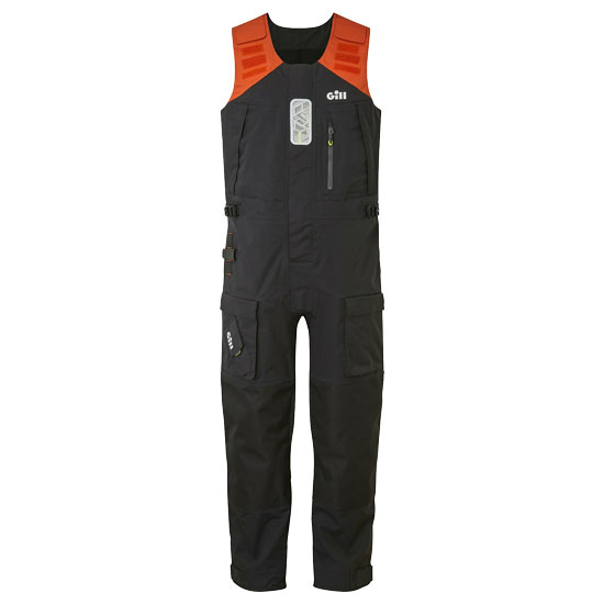 GILL OS1 OFFSHORE TROUSERS MENS GRAPHITE & ORANGE SMALL