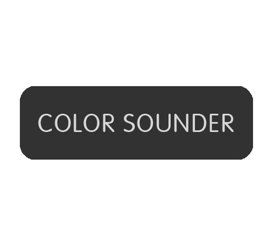 BLUE SEA 8063-0102 LABEL COLOR SOUNDER LARGE FORMAT STYLE