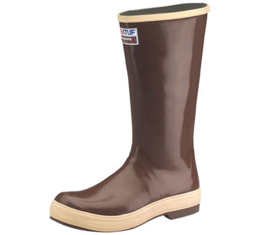XTRATUF BOOT KNEE 15" BROWN NEOPRNE INSULATED SIZE 8