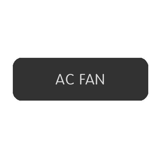 BLUE SEA 8063-0012 LABEL AC FAN LARGE FORMAT STYLE