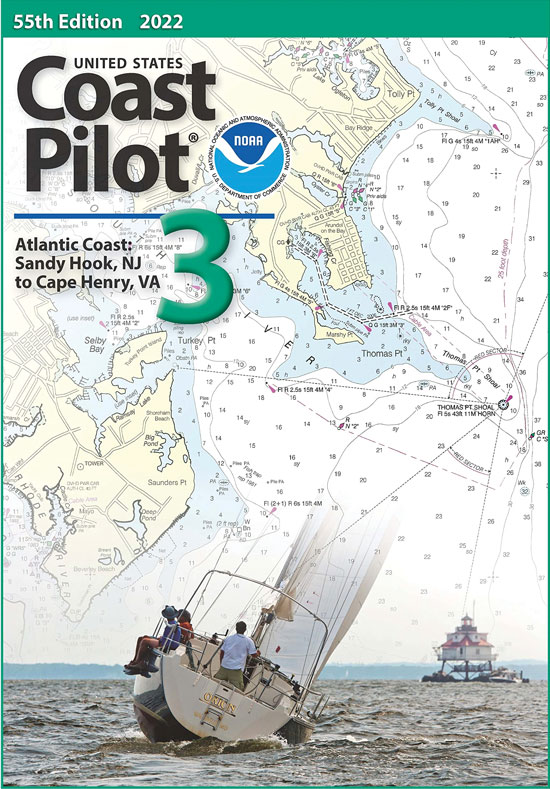 BOOK COAST PILOT VOL 3 SANDY HOOK/CAPE HENRY (57 TH EDITION)