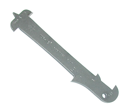 LOBSTER TRIPLE GAUGE MEASURER STAINLESS STEEL 3.25",4",5"