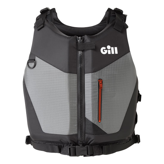 GILL PFD FRONT ZIP STEEL GREY YOUTH TYPE III