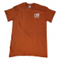 HAMILTON MARINE T-SHIRT TEXAS ORANGE WITH WHITE LOGO MENS MEDIUM