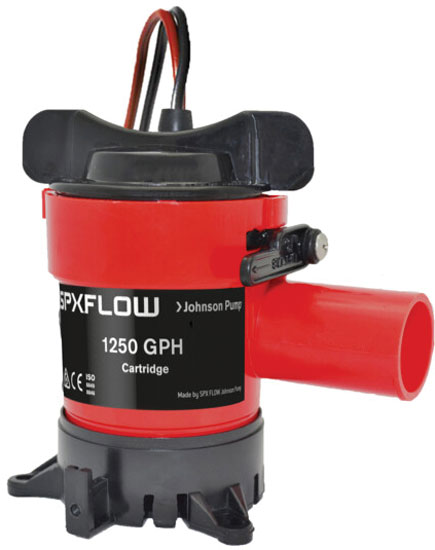 PUMP BILGE SUBMERSIBLE 1250 GPH 12V 1-1/8" HOSE