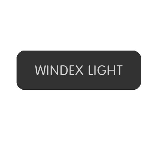 BLUE SEA 8063-0447 LABEL WINDEX LIGHT LARGE FORMAT STYLE